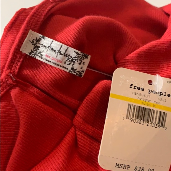 4/$24 Free People Tank Top Size Medium New - Picture 6 of 6